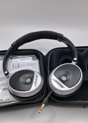 Casti Audio Over Ear Bose QuietComfort 15, Jack 3.5mm, Noise cancelling, Gri/Negru