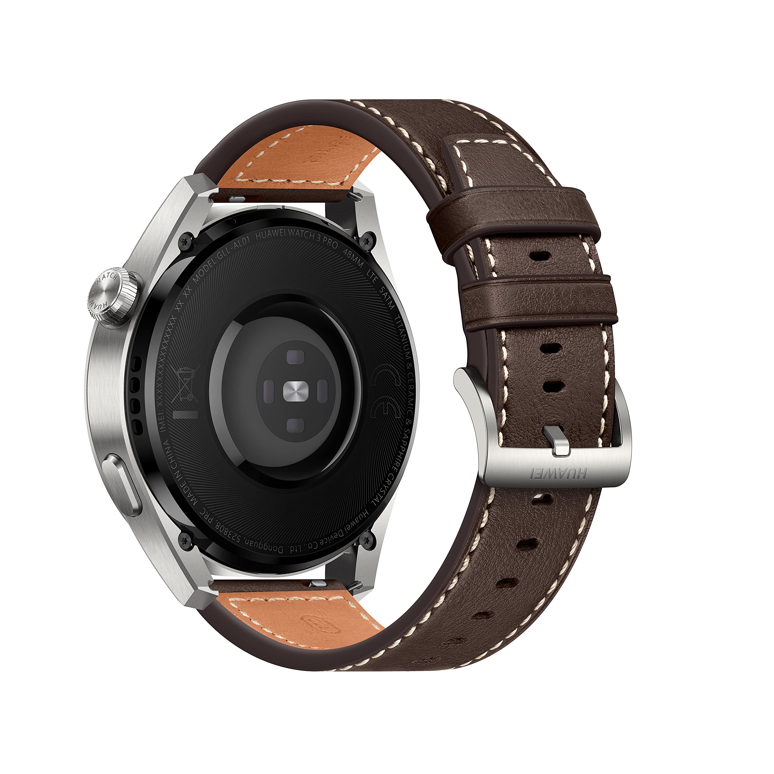 Smartwatch Huawei Watch 3 Pro GLL-AL01 LTE, 48mm, Bluetooth, Android/iOS, Classic, Rubber Band - imagine 2