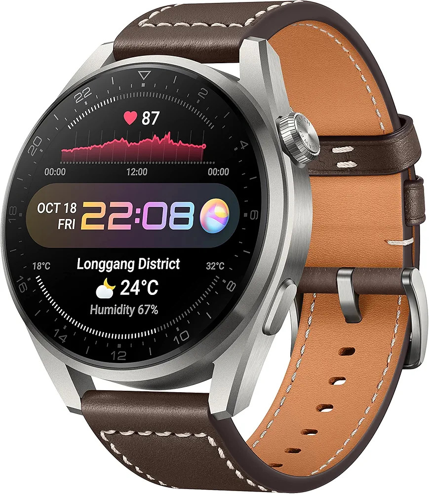 Smartwatch Huawei Watch 3 Pro GLL-AL01 LTE, 48mm, Bluetooth, Android/iOS, Classic, Rubber Band