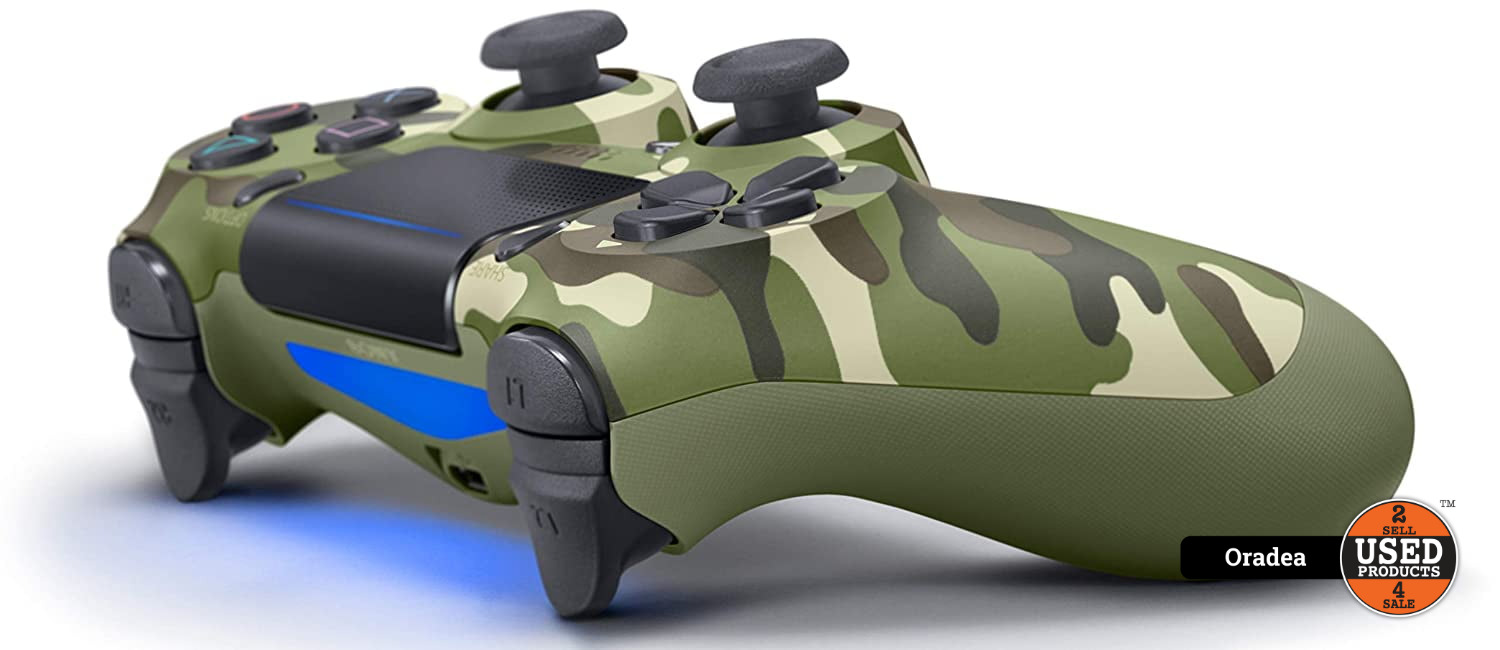 Controller SONY PlayStation 4, Wireless, Green Camouflage - imagine 3