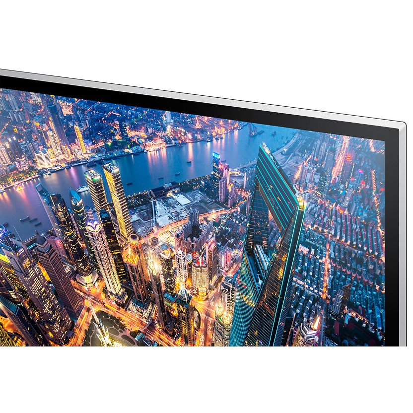 Monitor LED Samsung U28E590D, 28 inch 4K UHD (3840x2160), 1ms, 60 Hz, AMD FreeSync, DisplayPort, 2x HDMI, Negru / Argintiu - imagine 3