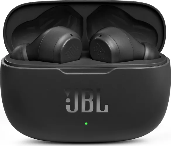 Casti audio in-ear JBL Wave 200TWS, True Wireless, Bluetooth, Deep Bass, IPX2, Touch Control, Negru - Garantie 24 LUNI