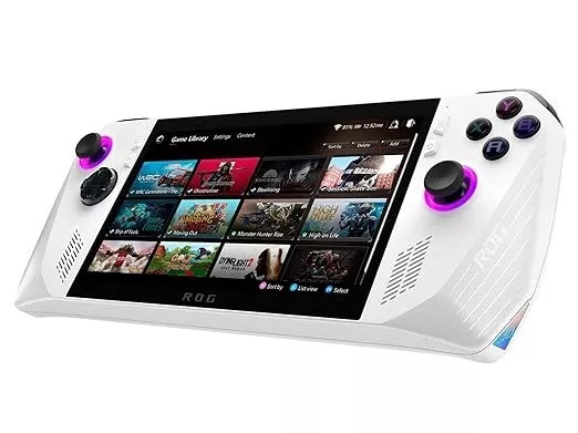 Consola Portabila Gaming ASUS ROG ALLY, Display 7 Inch, FHD IPS, 120 Hz, AMD Ryzen Z1, AMD RDNA 3, 16 Gb LPDDR5, SSD 512 Gb NVMe 4.0 PCle, Wi-Fi 6, Senzor Amprenta, Dolby Atmos, Windows 11, White - imagine 4