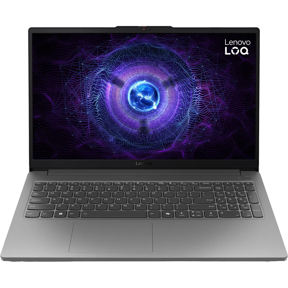 Laptop Gaming Lenovo LOQ 15IAX9, Display 15.6 Inch IPS FHD 144 Hz, Intel i5 12450HX, 16 Gb RAM DDR5, SSD 512 Gb, nVidia GeForce RTX 3050 6 Gb, USB-C, HDMI, Ethernet, jack 3.5mm