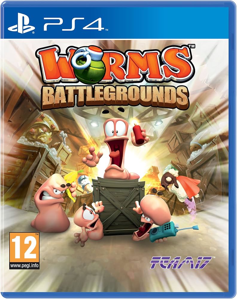 Worms Battlegrounds - Joc PS4 (coperta germana)