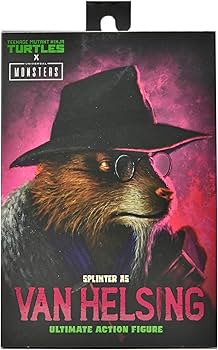 Figurina NECA Teenage Mutant Ninja Turtles x Universal Monsters - Splinter as Van Helsing - Ultimate Action Figure