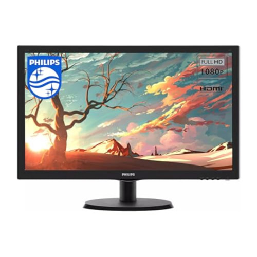 Monitor LED Philips 243V5QH, 23.6 Inch, Full HD, 60 Hz, VGA, HDMI, Black