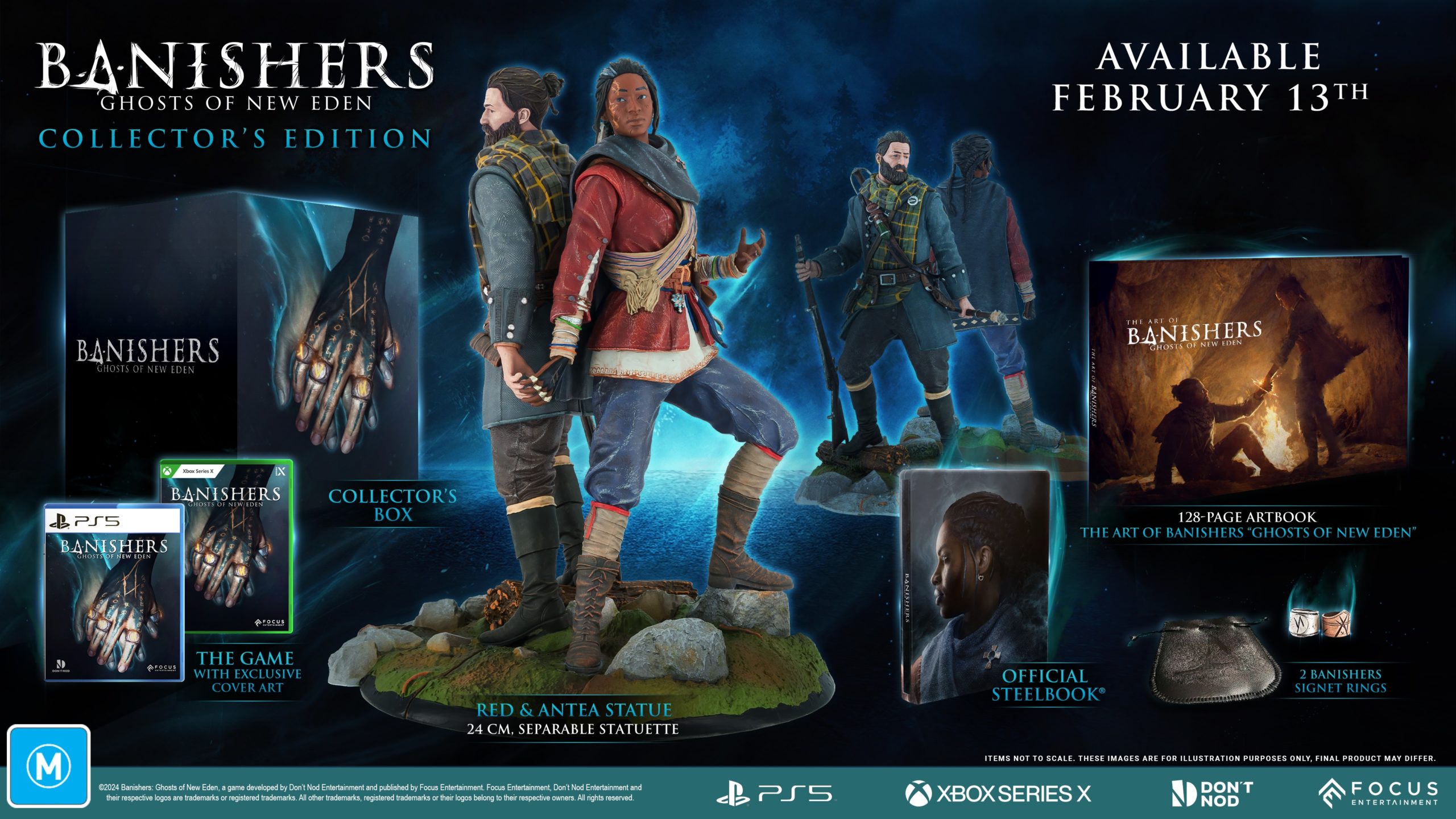 BANISHERS Ghost Of New Eden - Statue & Collectible Set + Joc PS5 - imagine 2