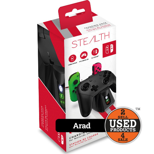 Dock de incarcare Stealth SW-C100 pentru Nintendo Switch - imagine 2