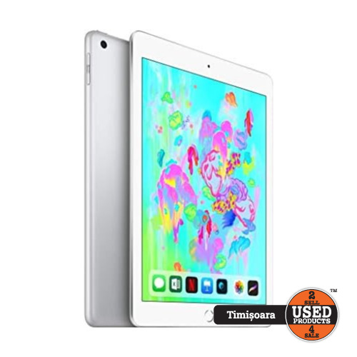 Apple iPad Gen 6 2018 9.7 inch A1893 32 Gb, WiFi, Silver - imagine 3