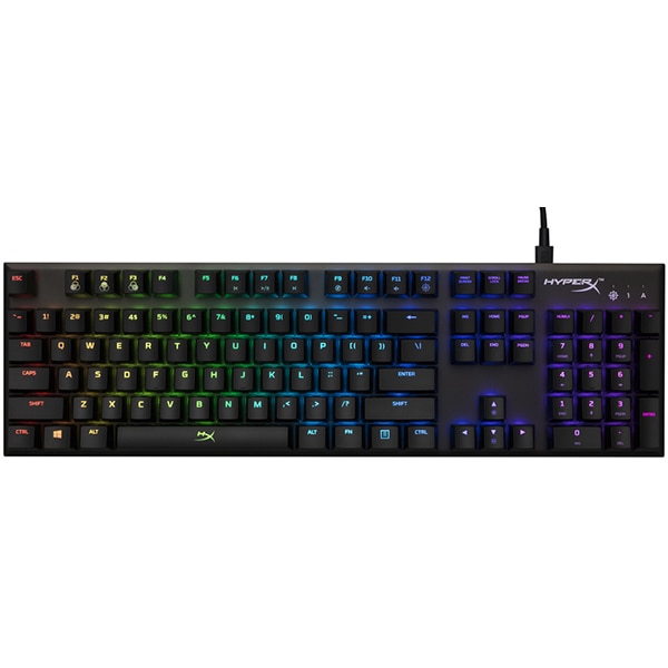 Tastatura Gaming Mecanica HP  HyperX Alloy FPS RGB, Iluminare RGB,  Conectare USB, Taste Cu Retroluminare,  Neagra - imagine 2