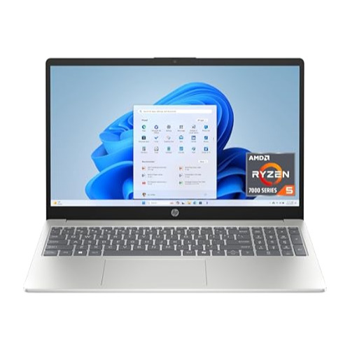 Laptop HP OmniBook 5 16-bc1003na, Display IPS 16 inch, 2K, AMD Ryzen 5 8540U 6-Core, 4.9GHz, 8 Gb RAM LPDDR5, SSD 512 Gb NVMe, USB 3.2, USB-C, HDMI, Jack 3.5mm, Glacier Silver