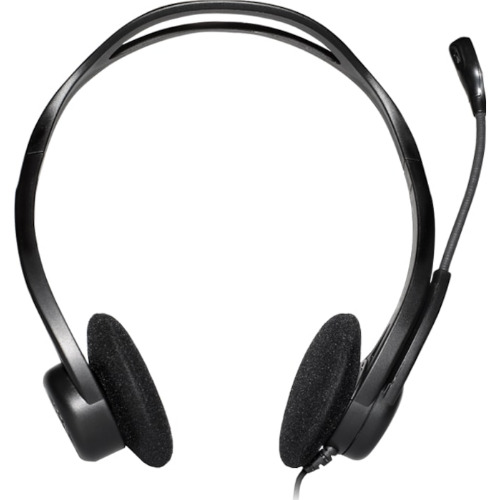 Casti cu Fir Logitech 960, Stereo, Cu Microfon, Noise Cancelling, Ajustabile, Negru - imagine 2