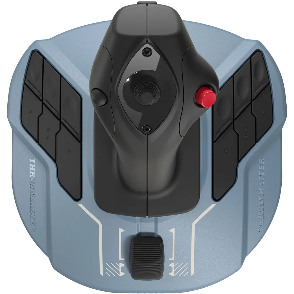 Joystick Thrustmaster TCA Sidestick Airbus Edition, 17 Butoane, Compatibilitate PC, USB, Blue gray/Black - imagine 2