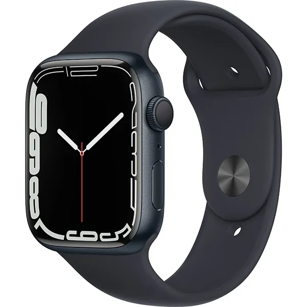Apple Watch Series 7, 41mm, Midnight Aluminium Case, Midnight Sport Band, GPS, A2473 - imagine 2
