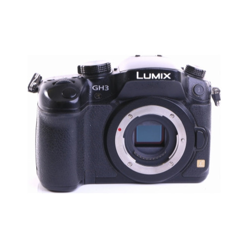 Body Aparat foto Mirrorless Panasonic Lumix DMC-GH3, 17.2 Mp, Wi-Fi, Negru - imagine 2
