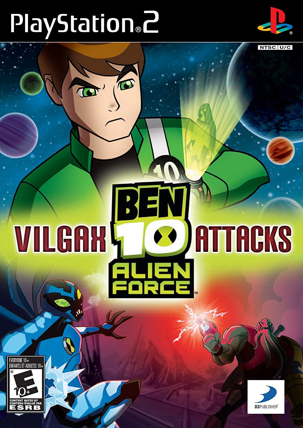 Ben 10 Alien Force Vilgax Attacks - Joc PS2 (coperta italiana)