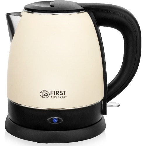 Fierbator de apa TZS First Austria FA-5407-3-CR,, 2200W, 1.2L, inox, pereti dubli, crem