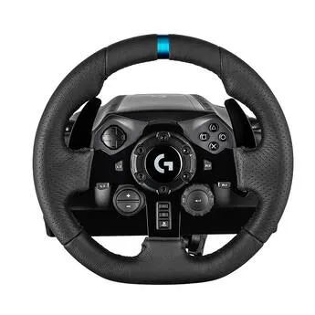 Set volan si pedale gaming Logitech TrueForce G923 + Schimbator Joystick Logitech Driving Force pentru PC, PS4, PS5 - imagine 2