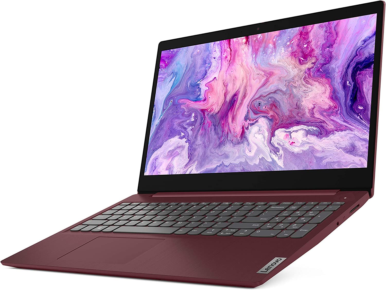 Laptop Lenovo IdeaPad 3 81WE, Display 15.6 inch , Intel Core i3-1005G1 3.4 GHz, 8 Gb RAM DDR4, SSD 256 Gb, Intel UHD Graphics, USB 3.2, USB 2.0, HDMI, Jack 3.5mm, SD Card Reader, Cherry Red - imagine 3