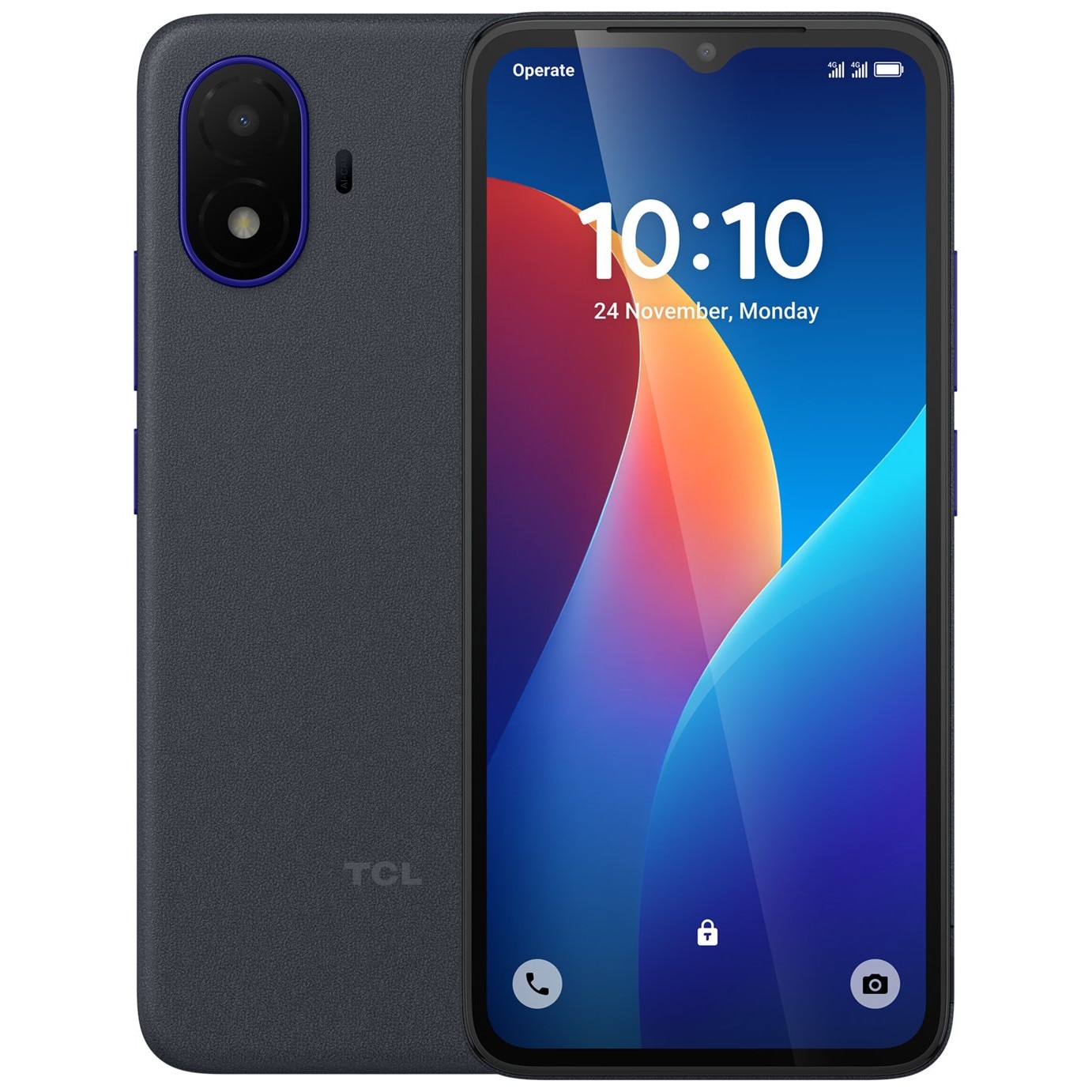 TCL K70 SE 64 GB, 4 + 2 GB RAM, Dual Sim, Negru