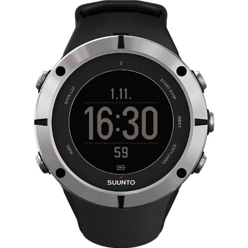 Ceas Sport Suunto Ambit 2 Run Pentru Diverse Activitati Sportive, Negru/Gri