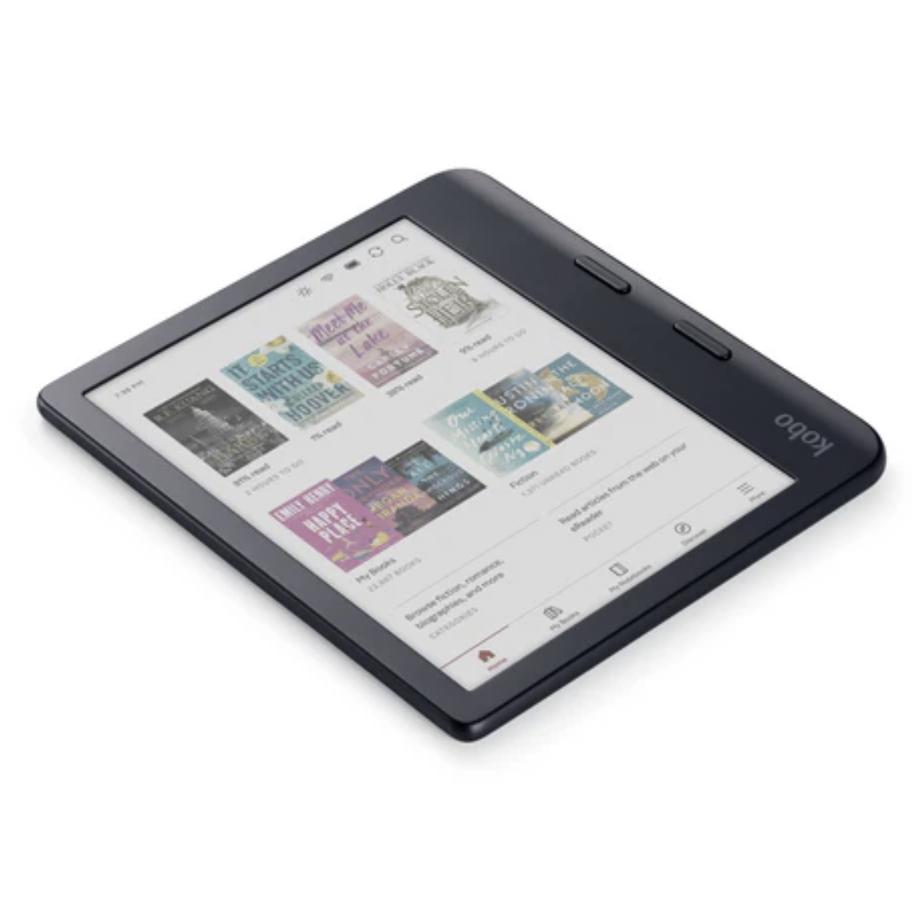 eBook Reader Kobo Libra Colour 7 Inch, Ecran E-Ink Kaleido, ComfortLight PRO, USB Type-C, Black - imagine 2