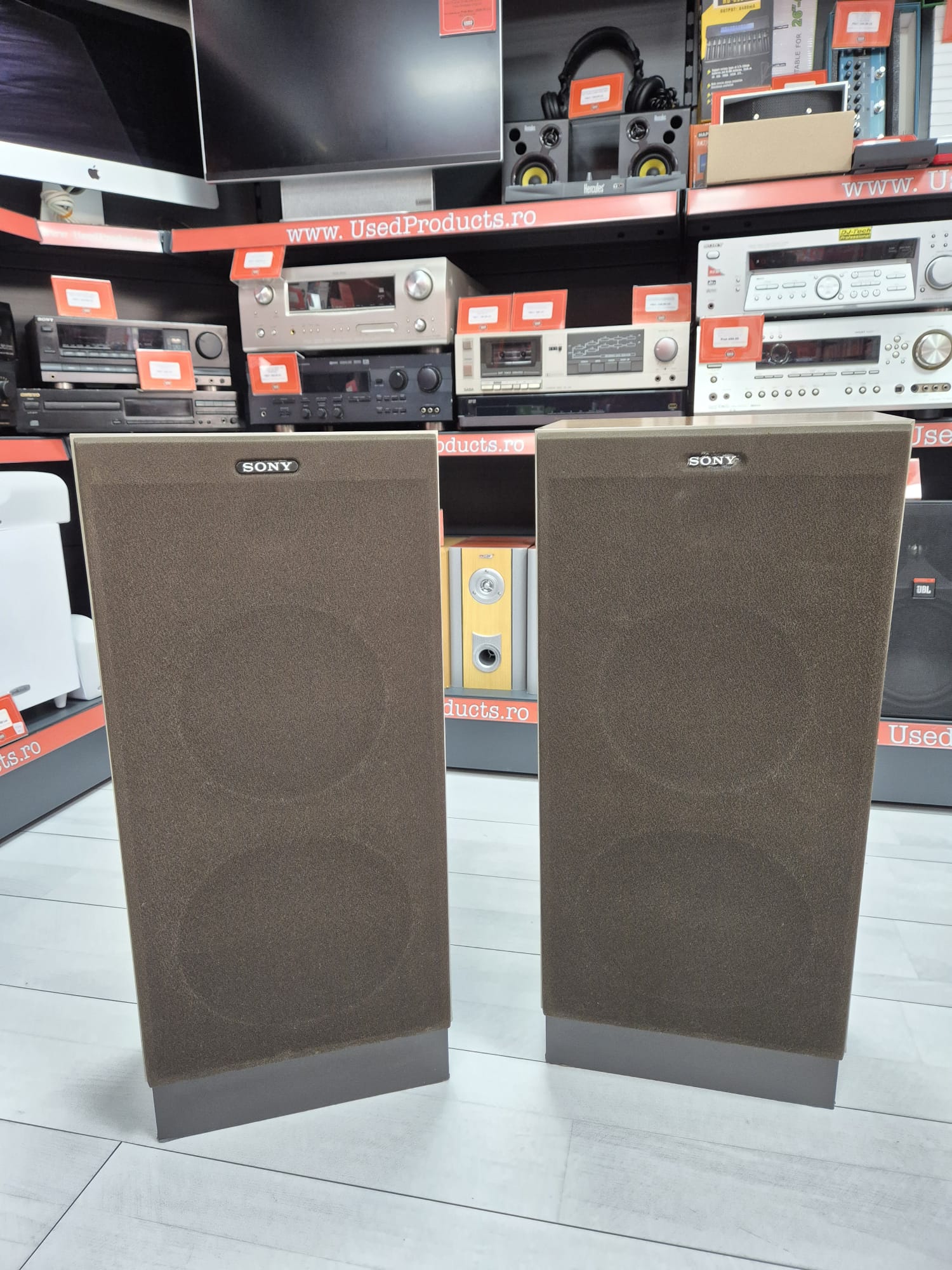 Boxe pasive SONY SS 212, 40 W, 8 OHm, Vintage, provenienta Japonia