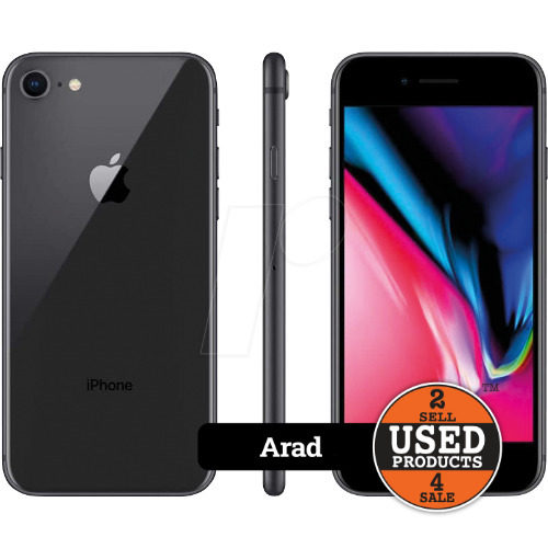 Apple iPhone 8, 64 Gb, Space Gray (82%)