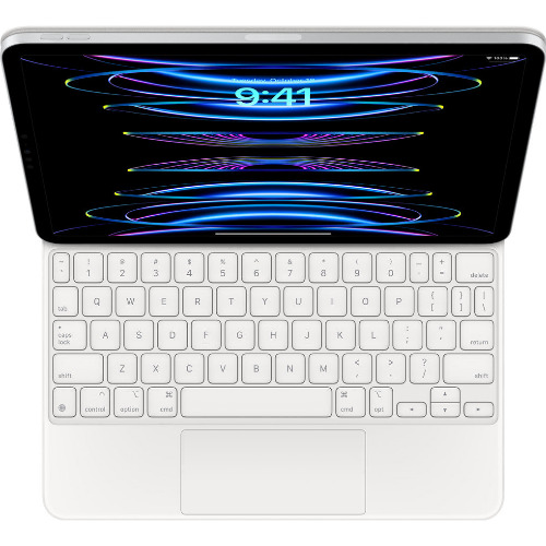 Apple Magic Keyboard A2975 US International - Compatibilitate iPad Pro 11 (M4), White - imagine 2