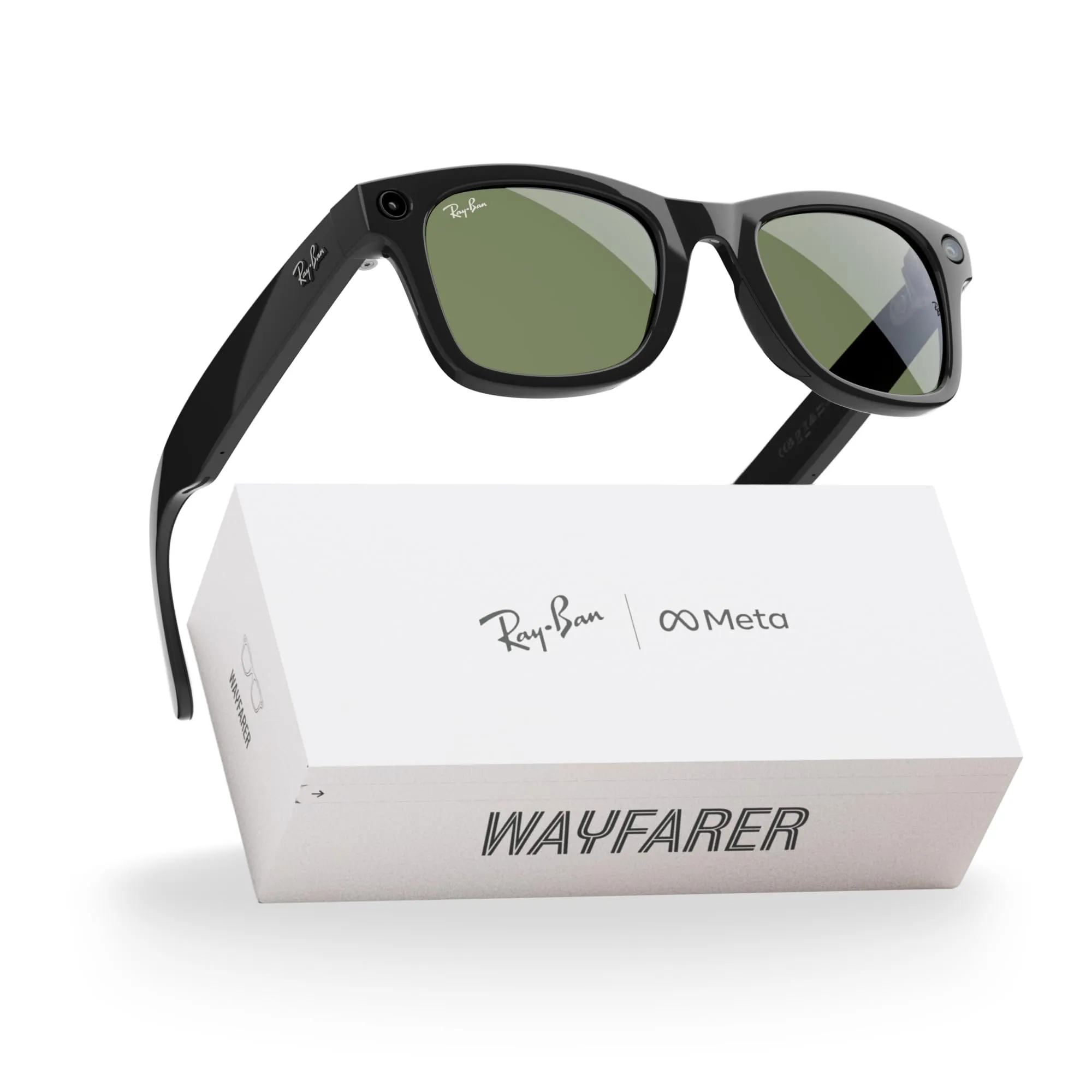 Ochelari Smart Ray-Ban Meta Wayfarer RW4006, Wireless, Bluetooth, Microfon, Smart Glasses AI, Negru - imagine 3