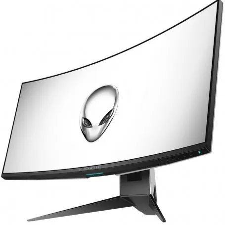 Monitor Gaming Curbat QD-OLED DELL Alienware AW3423DWF 34 inch, 4K UHD (3440x1440), 165Hz, 0.1ms GTG, AMD FreeSync Premium Pro, VESA AdaptiveSync, DisplayHDR TrueBlack 400, Hub USB, HDMI, 2x DisplayPort, Pivot, Vesa, Negru - imagine 2