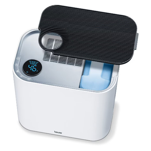 Purificator aer BEURER LR330, Umidificare, 3 trepte viteza, 55W, 4.6 litri, HEPA, Alb-Negru - imagine 3