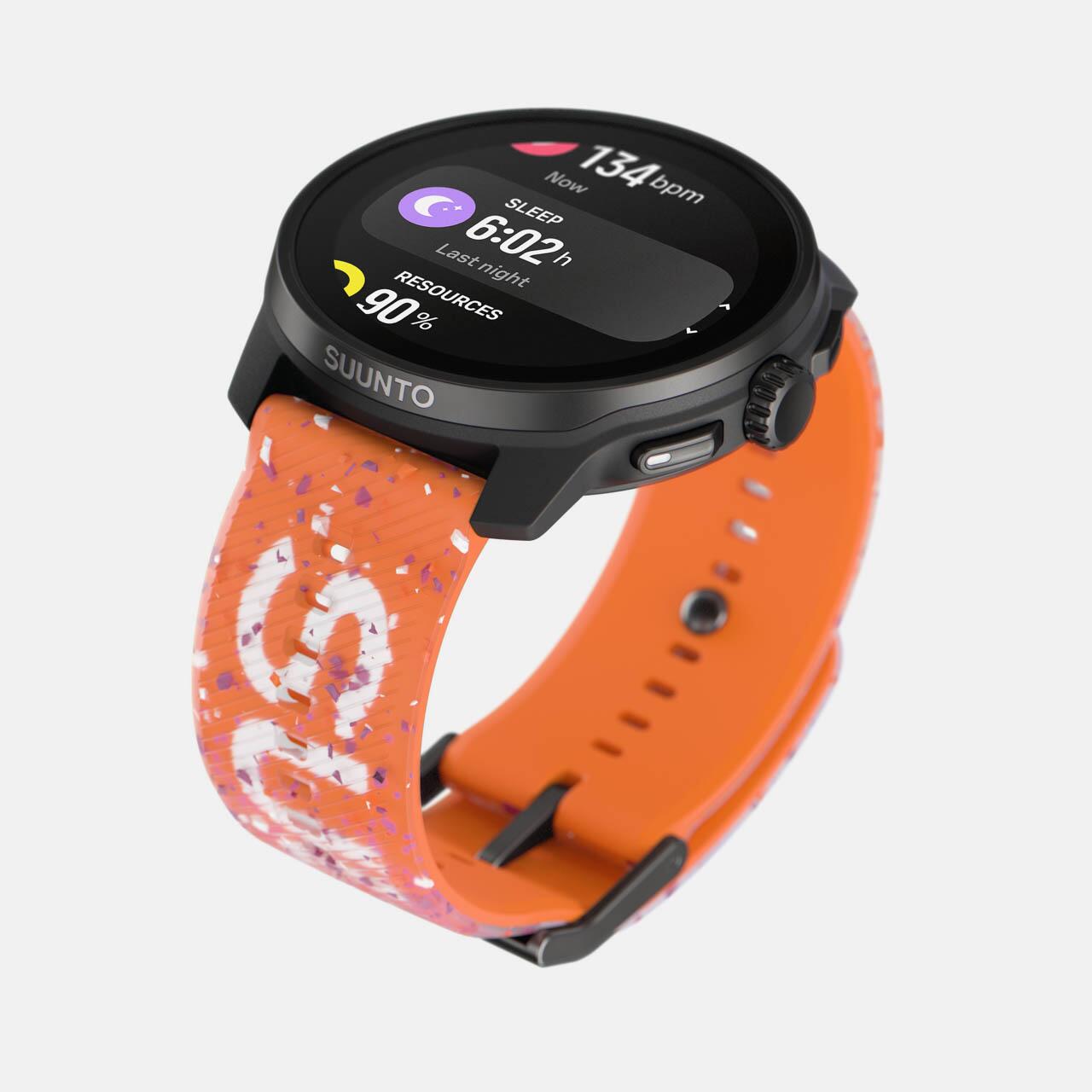Smartwatch Sport Suunto Race S 45 mm, 5 ATM, Otel, Power Orange - imagine 2