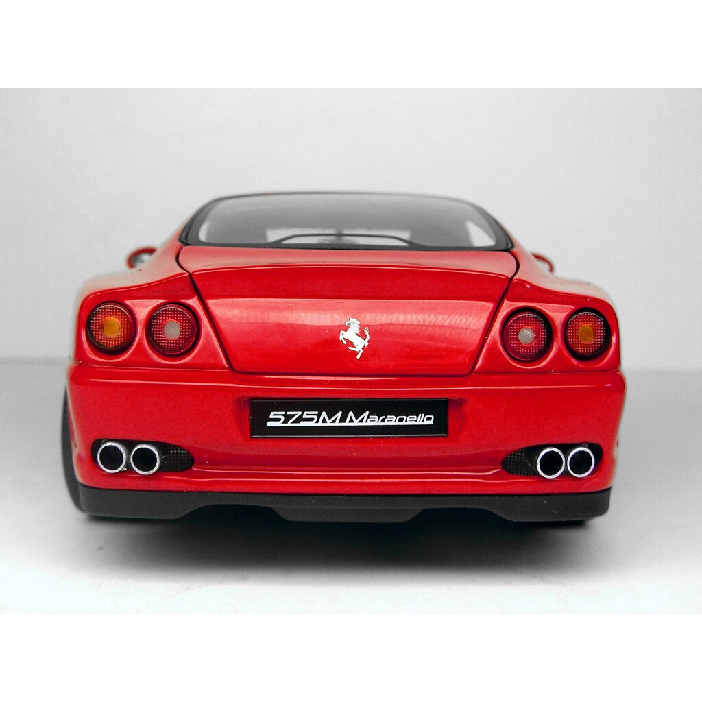 Macheta AUTO Colectie HotWheels Ferrari 575MM Scara 1/18, Rosu - imagine 2