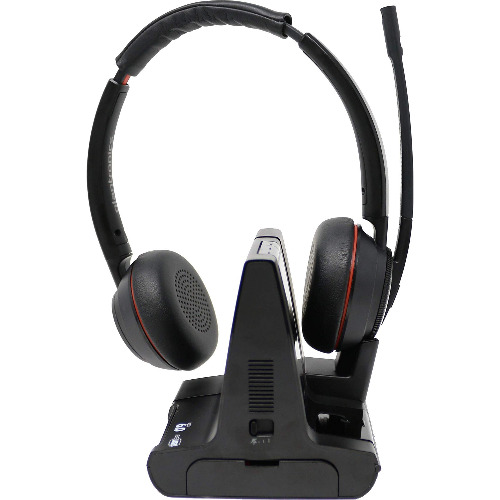Casti audio Call Center Poly Plantronics W8220, Wireless, Bluetooth, OTH Stereo, DECT, Negru - imagine 2