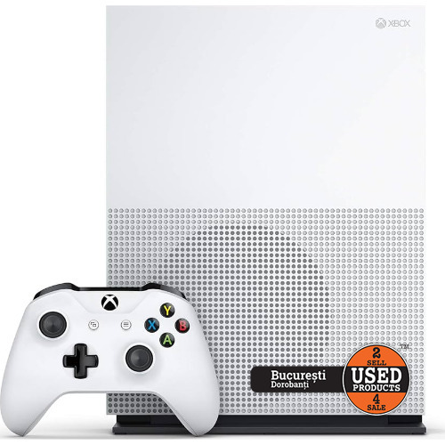Consola Microsoft Xbox One S 500 Gb + Controller, Alb - imagine 3