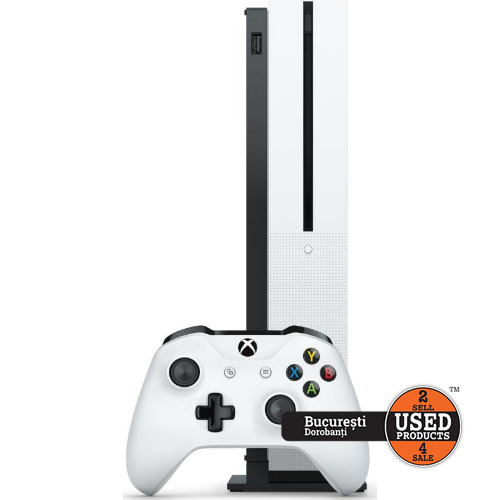 Consola Microsoft Xbox One S 500 Gb + Controller, Alb - imagine 4