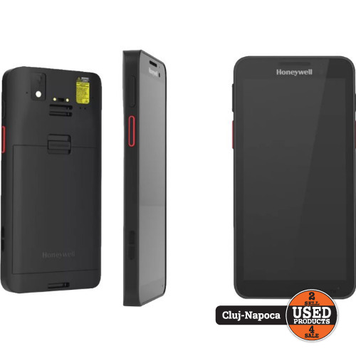 Terminal mobil Honeywell CT30P CT30P-X0N, Cititor coduri bare, Scanner 2D, Telefon Rugged, Display 5.5 inch, 64 Gb, Bluetooth, Wi-Fi 6, NFC, GPS, Android, Google Mobile Services, Honeywell Operational Intelligence, Smart Talk, Smart Pay, Black - imagine 2