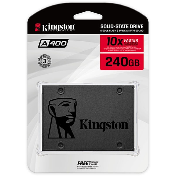 SSD KINGSTON A400, 240GB, SATA3, 2.5 inch, Nou Sigilat