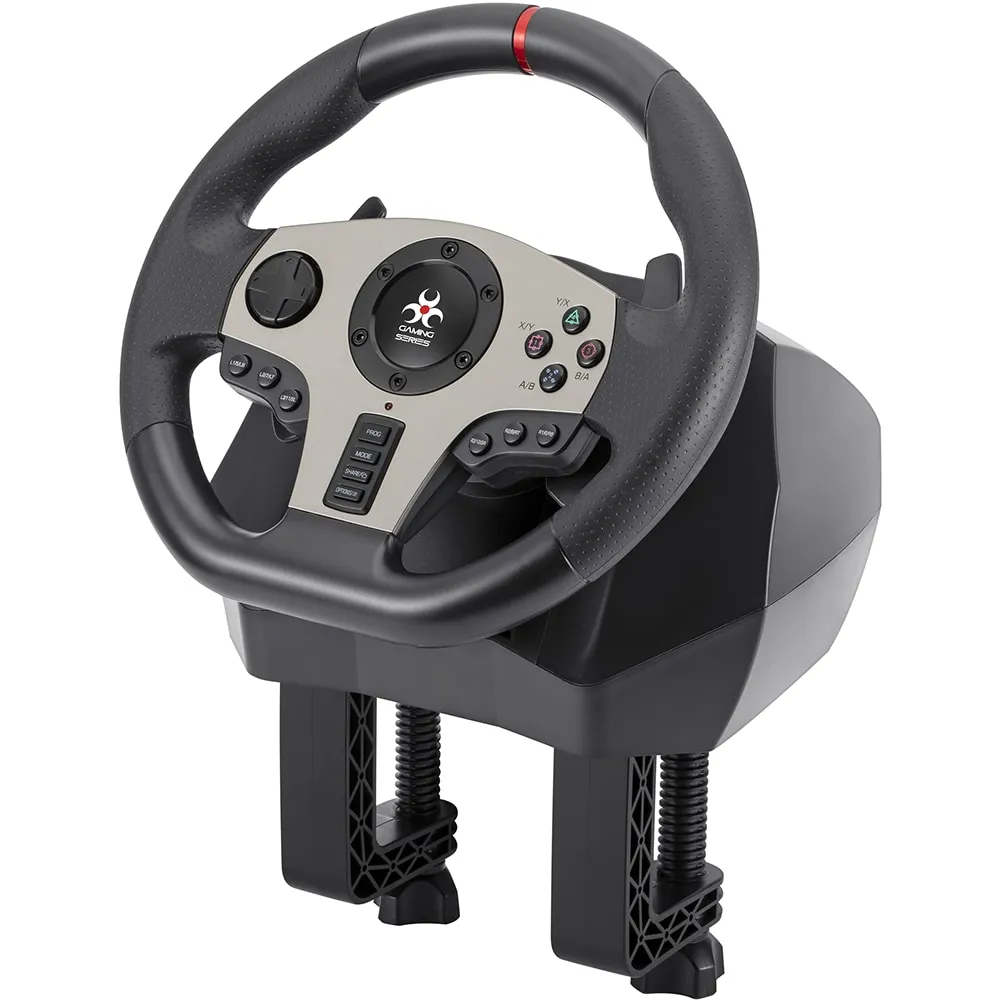 Volan gaming MYRIA MG7418, 270 grade, Vibratii, Pedale, Schimbator, pentru PC, Xbox ONE, PS3, PS4 - imagine 3