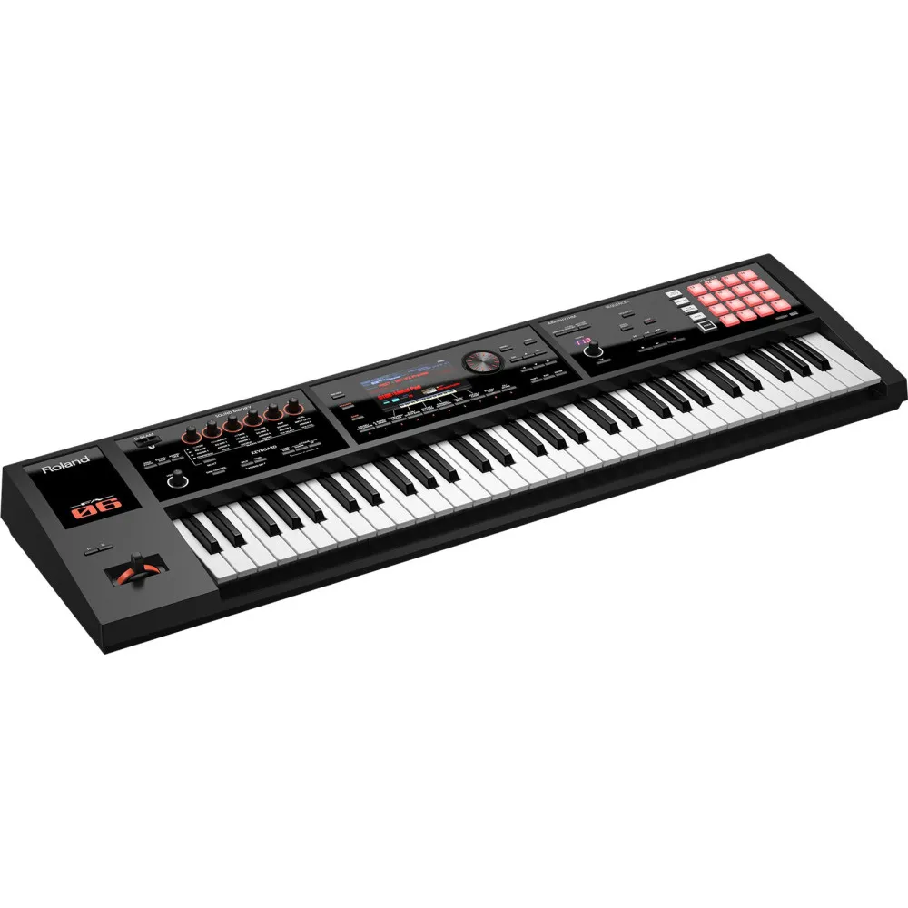 Sintetizator Profesional Roland FA-06 Music Workstation, 61 Clape, 16 Parti Multitimbrale, Sequencer Integrat, Sampler, Versiune 2.0, Negru - imagine 2