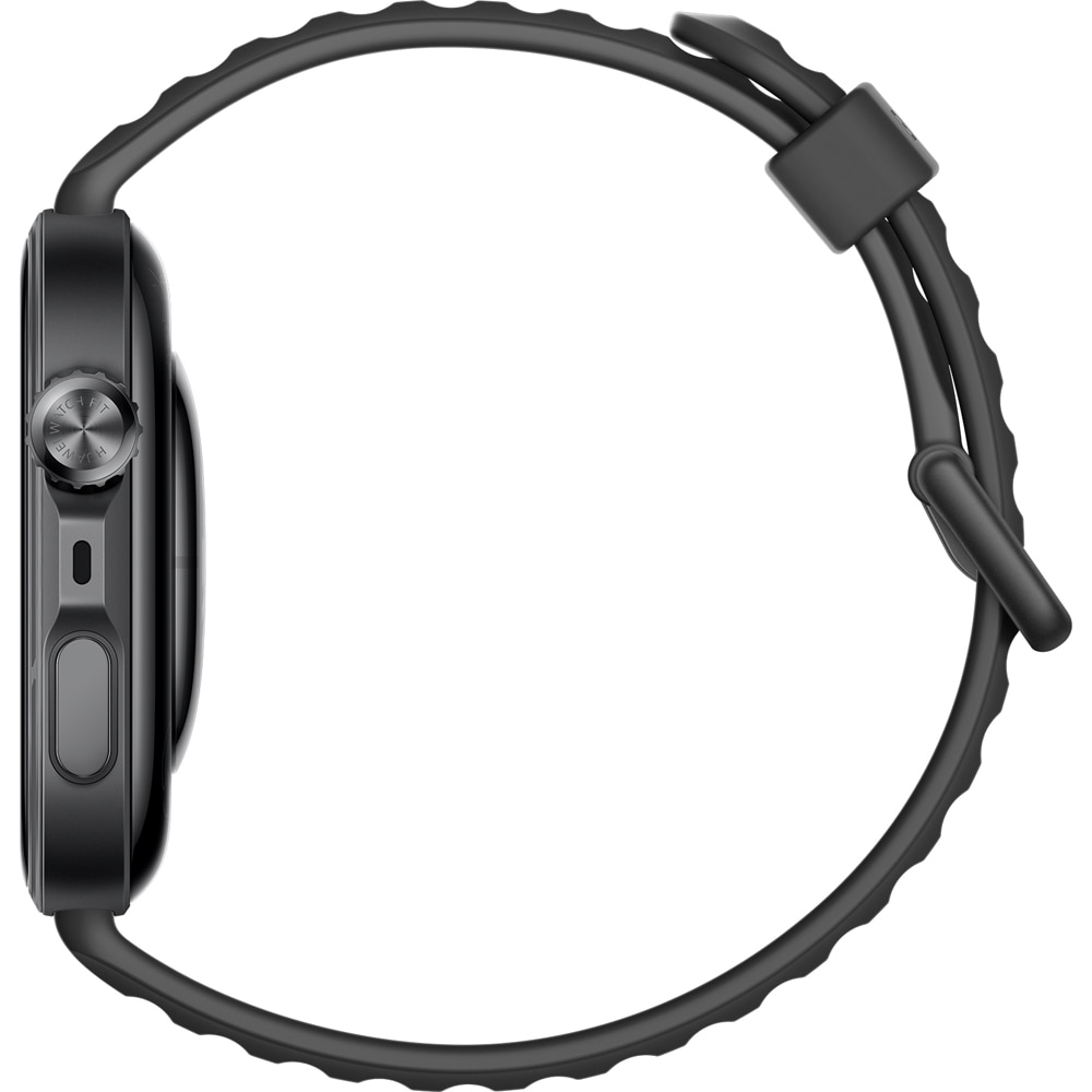 Smartwatch HUAWEI Watch Fit 5 Pro, AMOLED 1.92 inch, GPS, Android/iOS, 5 ATM, Black Fluoroelastomer Strap, NKI-B29, Black - imagine 2
