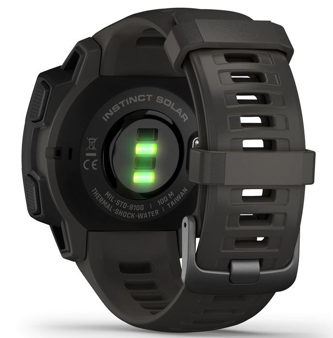 Ceas Smartwatch Garmin Instinct Solar STD-810G, GPS, Graphite - imagine 3