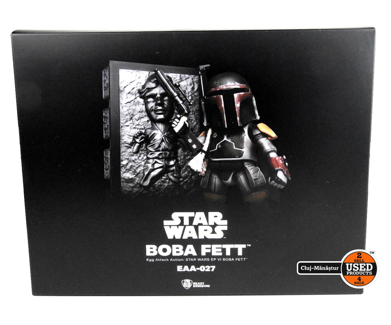 Figurina Beast Kingdom STAR WARS EP VI Boba Fett,EAA-027, 15 Cm - imagine 2