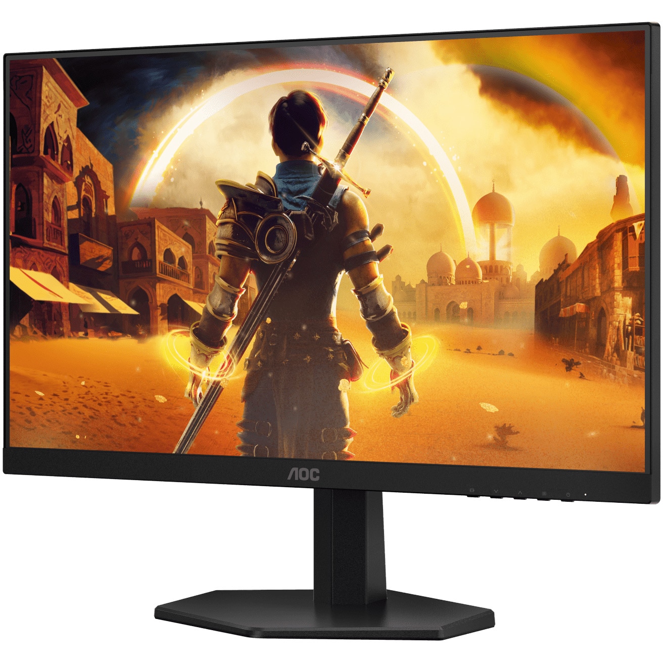 Monitor Gaming AOC 24G42E, 23.8 Inch, Full HD, 180 HZ, 0.5ms, Adaptive Sync, Fast IPS, HDR10, Negru