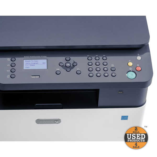 Imprimanta multifunctionala Xerox WorkCentre B1022, Laser, Monocrom, Format A4/A5, 22 ppm, USB, Wi-Fi - imagine 2