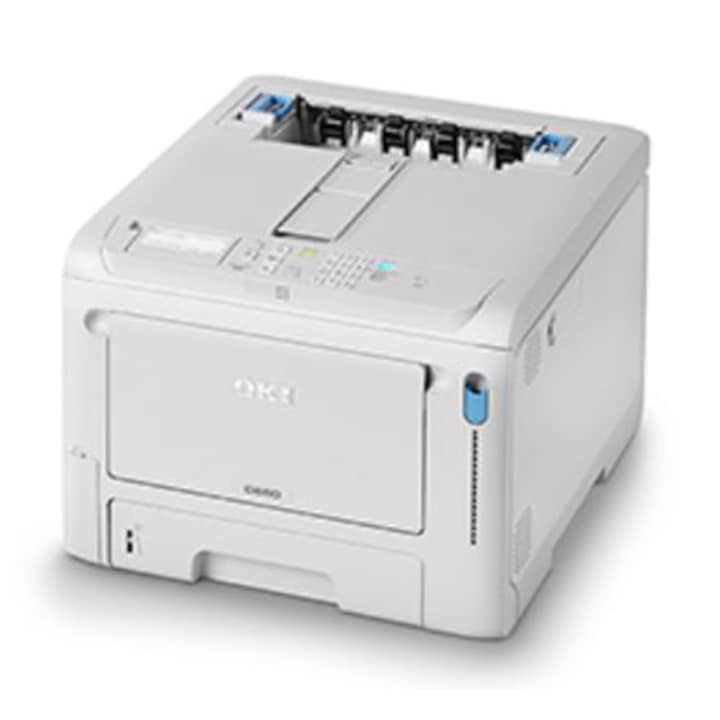 Imprimanta LED Color OKI C650dn, A4, 35 ppm Color/Mono, Duplex Automat, Ethernet Gigabit, USB, NFC, White