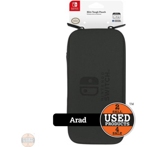 Husa Transport Nintendo Switch Lite Slim Tough Pouch, Black