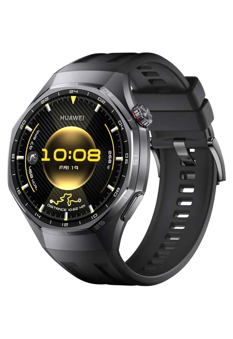 Smartwatch Huawei Watch GT 6 PRO ATM-B29 46 mm, Bluetooth, Android/iOS, Black Titanium Alloy Case, Black Fluoroelastomer Strap